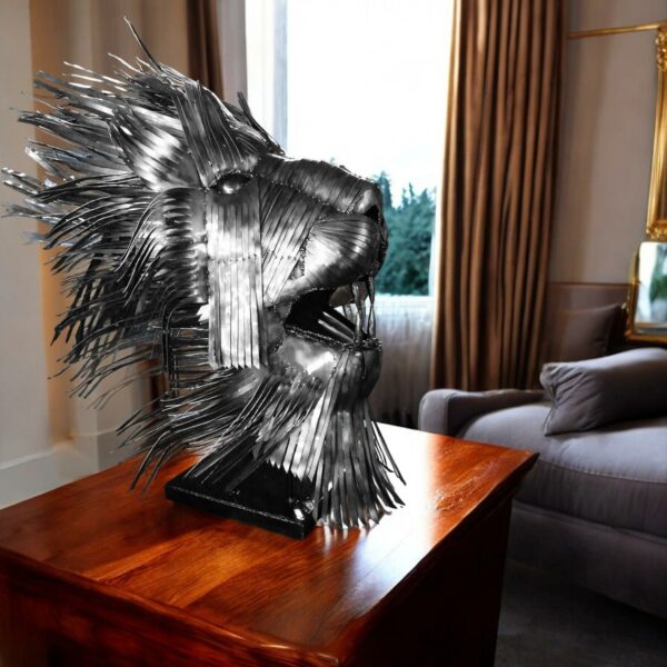 Tête de Lion en métal décoration