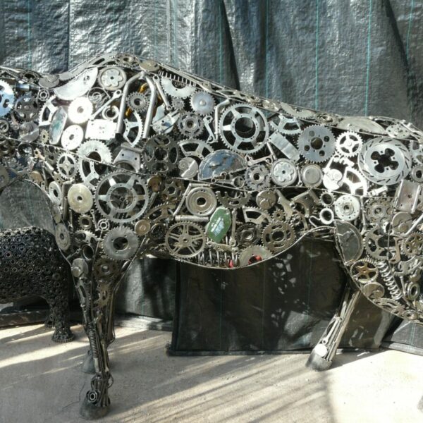 Bison d’Amérique en métal