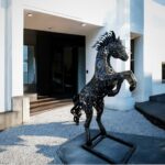 petit cheval en métal mécaniques