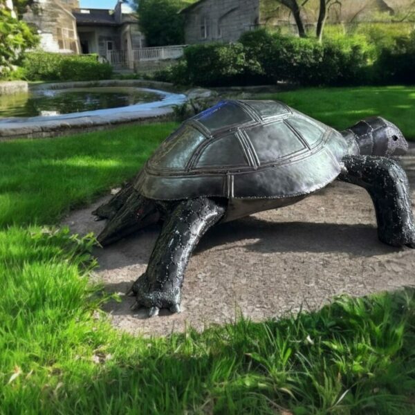 Tortue de terre en Métal