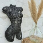 Demi-buste déco métal Lilou – sculpture déco en métal, vue 1, fabrication artisanale design