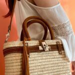 Sac à main en raphia