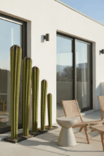 Cactus long en métal Conique