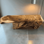 Console en bois de manguier bois de suar massif importée de Thaïlande